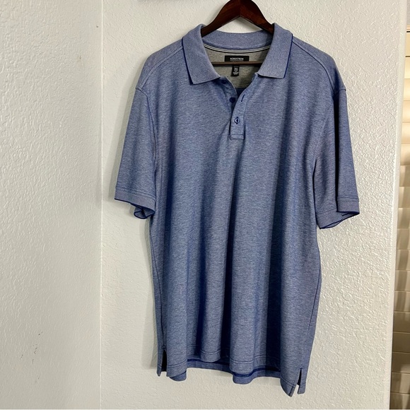 Nordstrom Mens Shop Baby Blue Blue Polo - Picture 11 of 11